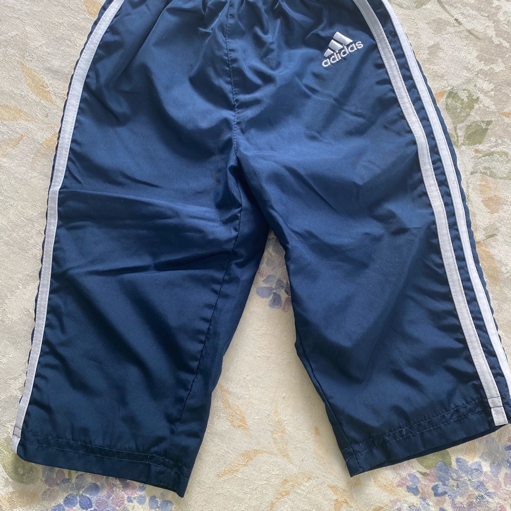 Adidas warm up pants/ sweatpants- size 6/9 months